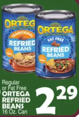Bravo Supermarkets ORTEGA REFRIED BEANS offer