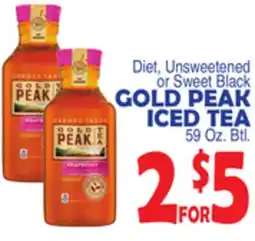 Bravo Supermarkets GOLD PEAK ICED TEA offer