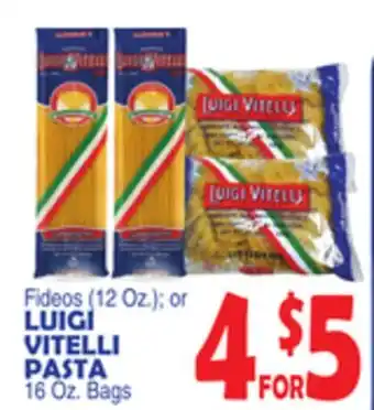 Bravo Supermarkets LUIGI VITELLI PASTA 16 Oz. Bags offer