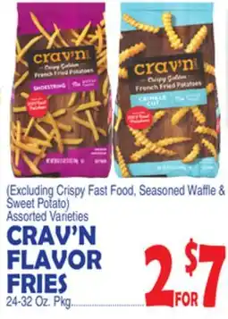 Bravo Supermarkets CRAV'N FLAVOR FRIES offer