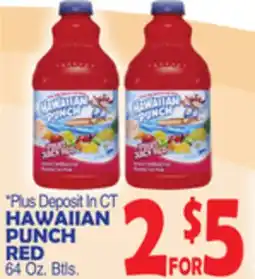 Bravo Supermarkets HAWAIIAN PUNCH RED offer