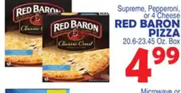 Bravo Supermarkets RED BARON PIZZA offer