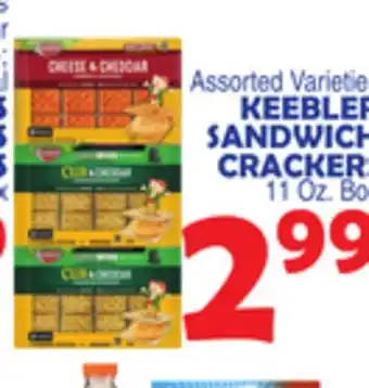 Bravo Supermarkets KEEBLER SANDWICH CRACKERS offer