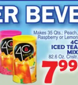 Bravo Supermarkets 4C ICED TEA MIX offer