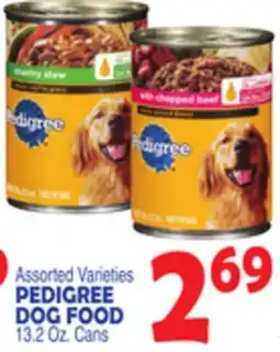 Bravo Supermarkets PEDIGREE DOG FOOD offer