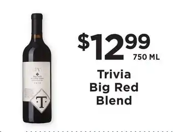 ShopRite Trivia Big Red Blend offer
