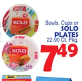 Bravo Supermarkets SOLO PLATES offer