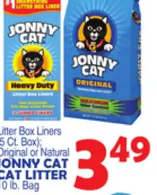 Bravo Supermarkets JONNY CAT LITTER 10 lb. Bag offer