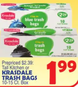 Bravo Supermarkets KRASDALE TRASH BAGS offer