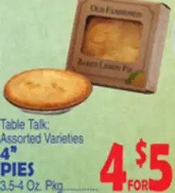 Bravo Supermarkets 4 PIES offer