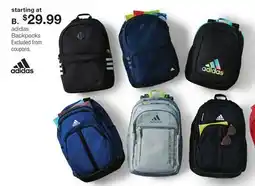 JC Penney adidas Backpacks offer