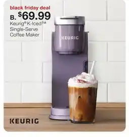 JC Penney Keurig K-Iced Single-Serve Coffee Maker offer