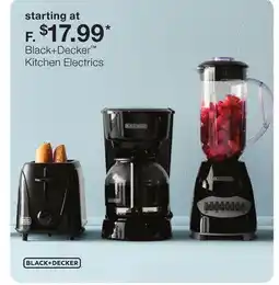 JC Penney Black + Decker Kitchen Electrics offer