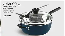 JC Penney Cuisinart 4-Pc. Preferred Pan offer