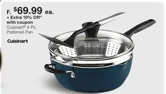 JC Penney Cuisinart 4-Pc. Preferred Pan offer