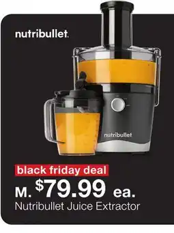JC Penney Nutribullet Juice Extractor offer