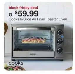 JC Penney Cooks 6-Slice Air Fryer Toaster Oven offer