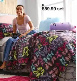 JC Penney Forever 21 Butterfly Twin Comforter Set offer