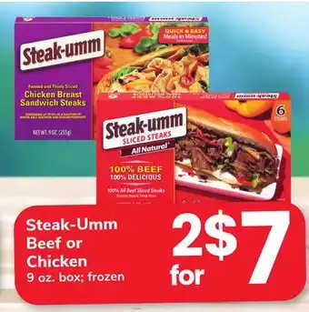 ACME Steak-Umm Beef or Chicken offer