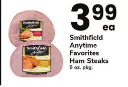 ACME Smithfield Anytime Favorites Ham Steaks offer