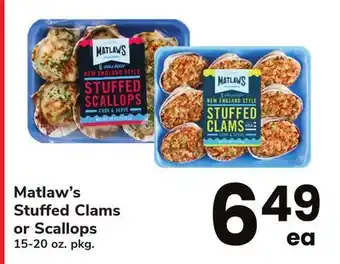 ACME Matlaw's Stuffed Clams or Scallops offer