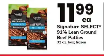 ACME Signature SELECT 91% Lean Ground Beef Patties offer