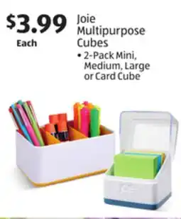Aldi Joie Multipurpose Cubes offer