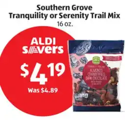 Aldi Southern Grove Tranquility or Serenity Trail Mix offer