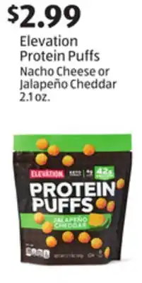 Aldi Elevation Protein Puffs offer