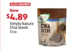 Aldi Simply Nature Chia Seeds offer