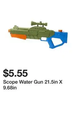 Five Below Scope Water Gun 21.5in X 9.68in offer