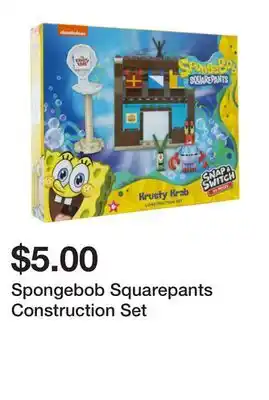 Five Below Spongebob Squarepants Construction Set offer