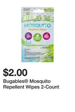 Five Below Bugables Mosquito Repellent Wipes 2-Count offer