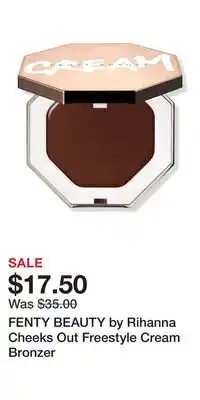 Ulta Beauty FENTY BEAUTY by Rihanna Cheeks Out Freestyle Cream Bronzer offer