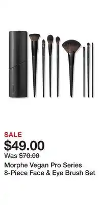 Ulta Beauty Morphe Vegan Pro Series 8-Piece Face & Eye Brush Set offer