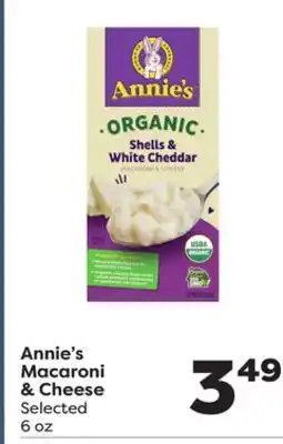 Weis Markets Annie's Macaroni & Cheese offer