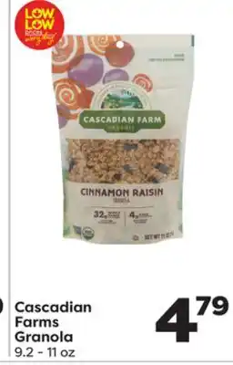 Weis Markets Cascadian Farms Granola offer