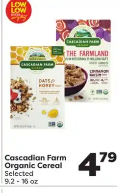 Weis Markets Cascadian Farm Organic Cereal offer