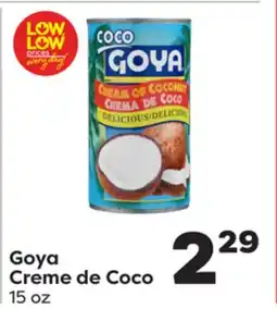 Weis Markets Goya Creme de Coco offer