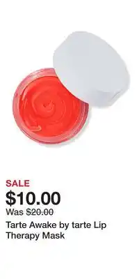 Ulta Beauty Tarte Awake by tarte Lip Therapy Mask offer