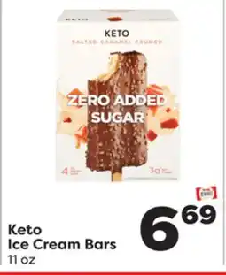 Weis Markets Keto Ice Cream Bars offer
