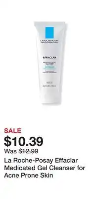 Ulta Beauty La Roche-Posay Effaclar Medicated Gel Cleanser for Acne Prone Skin offer
