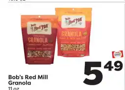 Weis Markets Bob's Red Mill Granola offer