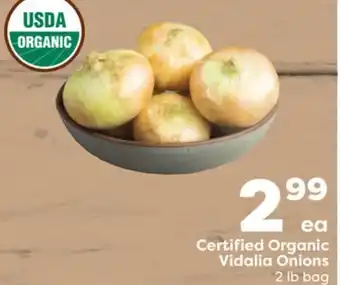 Weis Markets Certified Organic Vidalia Onions offer
