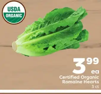 Weis Markets Certified Organic Romaine Hearts offer