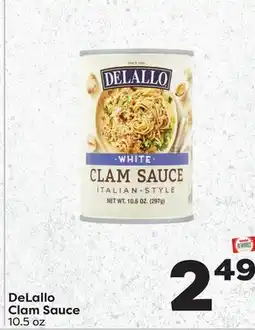 Weis Markets DeLallo Clam Sauce offer