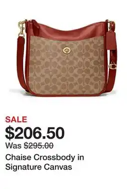 Belk Chaise Crossbody in Signature Canvas offer