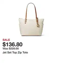 Belk Jet Set Top Zip Tote offer