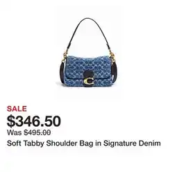 Belk Soft Tabby Shoulder Bag in Signature Denim offer