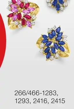 JC Penney Genuine, simulated &/or lab-created gemstone§‡ offer